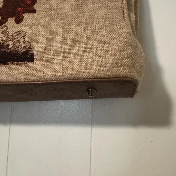 Wrangler Tan and Brown Cowboy Tote Bag - Picture 4 of 4